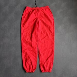 Vintage Marlboro Adventure Pro Red Nylon Sweatpants Large
